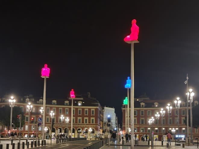 Statues in Place Massena
